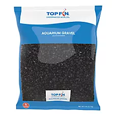 Top Fin® Aquarium Gravel - Midnight Black - Fish Tank Substrate - 5-25 lb