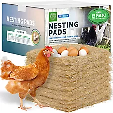 Small Pet Select Chicken Nesting Pads 12 Pk - Chicken & Poultry Supplies