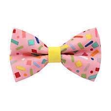 Made By Cleo? Confetti Sprinkles Birthday Cat Bow Tie