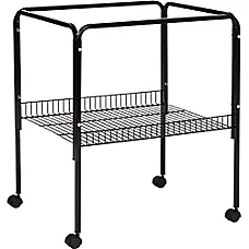 Prevue Pet Products Rolling Pet Bird Stand with Shelf for Small Birds