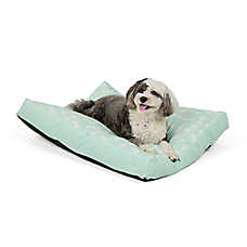 Top Paw? Bone Pillow, Teal