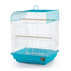 Prevue Pet Products South Beach Flat Top Pet Bird Cage Teal for Small Birds