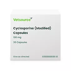 Cyclosporine Modified Capsules for Dogs & Cats - 30 Capsules - 25mg, 50mg, or 100mg
