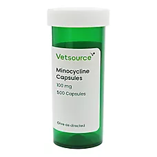 Minocycline Capsules 100 mg - 500 Capsules