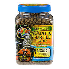 Zoo Med Growth Formula Natural Aquatic Turtle Food - Juvenile Aquatic Turtle Food - 13 oz