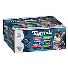 Blue Buffalo Tastefuls Savory Singles Adult Cat Food - Natural, 12 Count Variety Pack