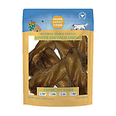 Home Sweet Comb, Nautral Honey Coated, Water Buffalo Crunchy Ears Dog Chews