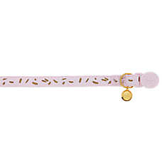 Whisker City? Gold Sprinkles Cat Collar, Pink & Gold Cat Collar, Break-Away Collar, Multiple Sizes