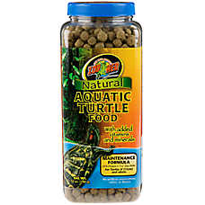 Zoo Med Maintenance Formula Natural Aquatic Turtle Food - Adult Aquatic Turtle Food - 12 oz