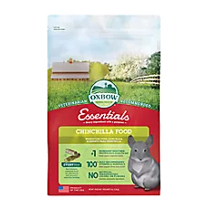Oxbow Essentials Chinchilla Food Pellets - Vitamin & Mineral Rich - High Fiber - 3-10 Lbs