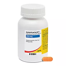 Simplicef (cefpodoxime proxetil) for Dogs, 100 mg or 200 mg, Single Tablet