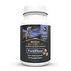 Purina? Pro Plan? Dog Veterinary Supplements FortiFlora Chewable Tablets, Liver Flavor, 45 Count