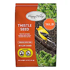 Happy Wings Nyjer Seed Wild Bird Food for Finches & Sock Feeders