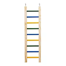 All Living Things® Natural Ladder - Natural Wood Bird Cage Ladder for Medium Birds