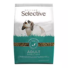 Science Selective Adult Rabbit Food - Dental & Digestive Health - 4 Lbs - Veterinarian Recommended