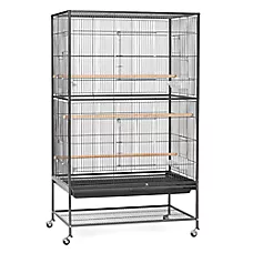 Prevue Pet Products Flight Pet Bird Cage with Rolling Stand for Parakeets