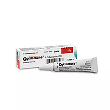 Optimmune (0.2% Cyclosporine) Ophthalmic Ointment for Dogs, 3.5g Tube