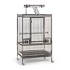 Prevue Pet Products Large Stainless Steel Playtop Pet Bird Cage for Large Birds
