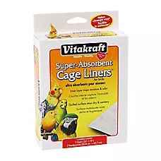 Vitakraft® Super-Absorbent Bird Cage Liners - Bird Cage Liners for Easy Cleanup