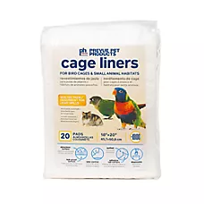 Prevue Pet Products Cage Liners 20 Ct - Bird Cage Liners for Easy Cleanup